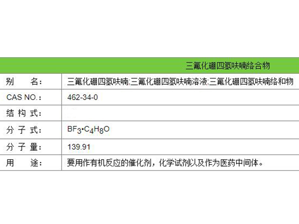 三氟化硼四氫呋喃絡(luò)合物